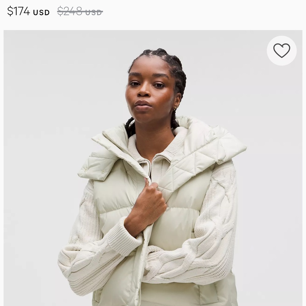 Wunder Puff vest with removable hood